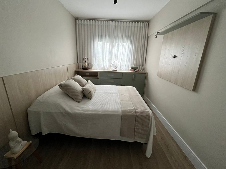 Bertioga | Vista Mar Incrível com Enxoval Completo