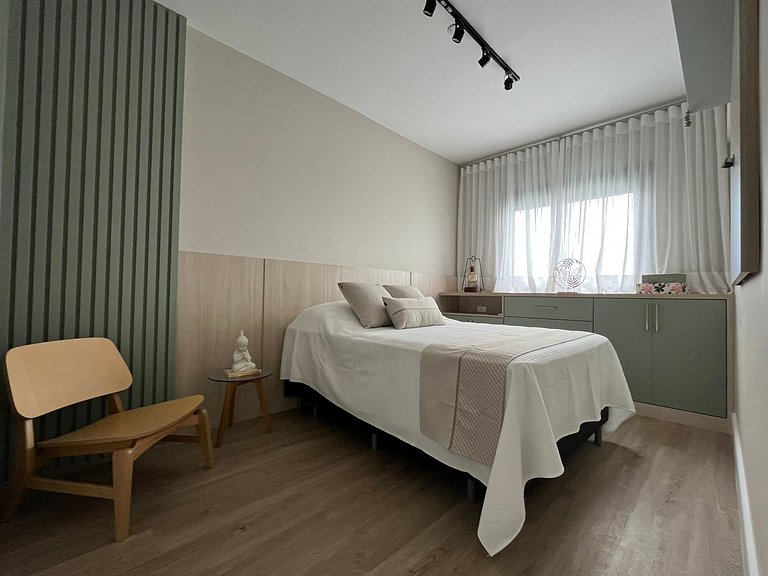 Bertioga | Vista Mar Incrível com Enxoval Completo