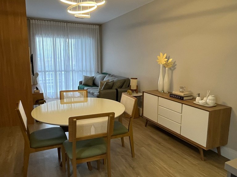 Bertioga | Vista Mar Incrível com Enxoval Completo