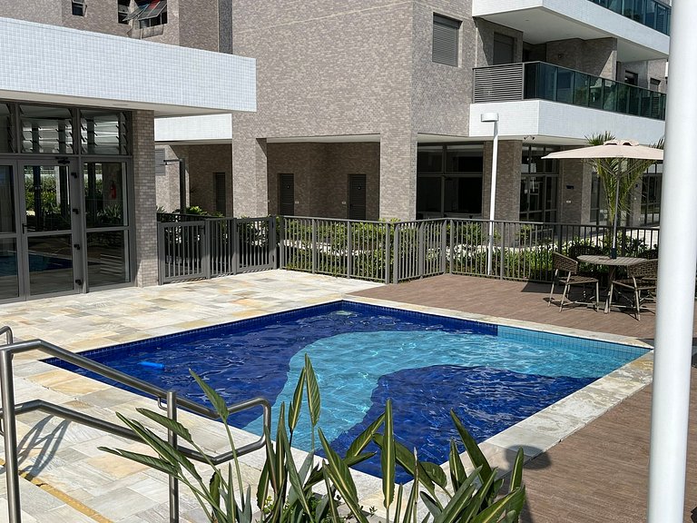 Bertioga | Vista Mar Incrível com Enxoval Completo