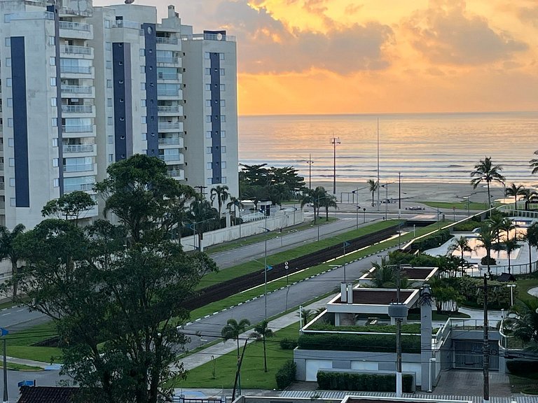 Bertioga | Vista Mar Incrível com Enxoval Completo