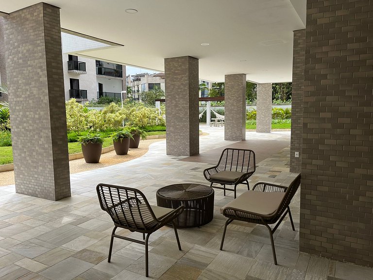 Bertioga | Vista Mar Incrível com Enxoval Completo