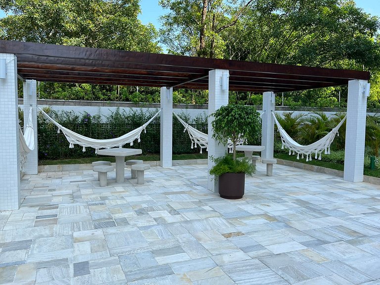 Bertioga | Vista Mar Incrível com Enxoval Completo