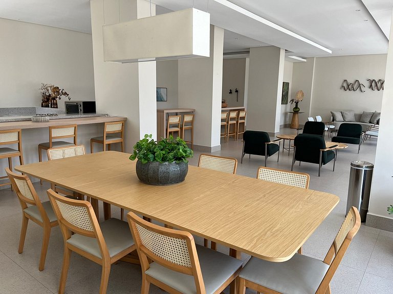 Bertioga | Vista Mar Incrível com Enxoval Completo