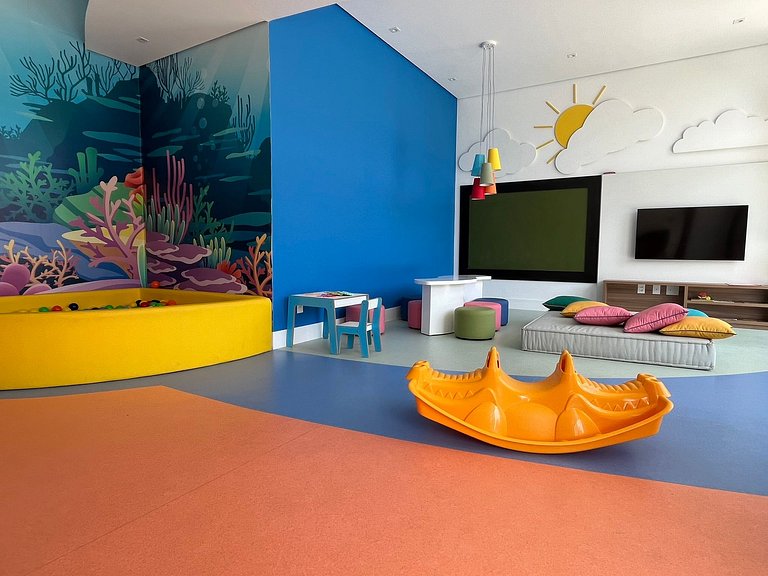 Bertioga | Vista Mar Incrível com Enxoval Completo