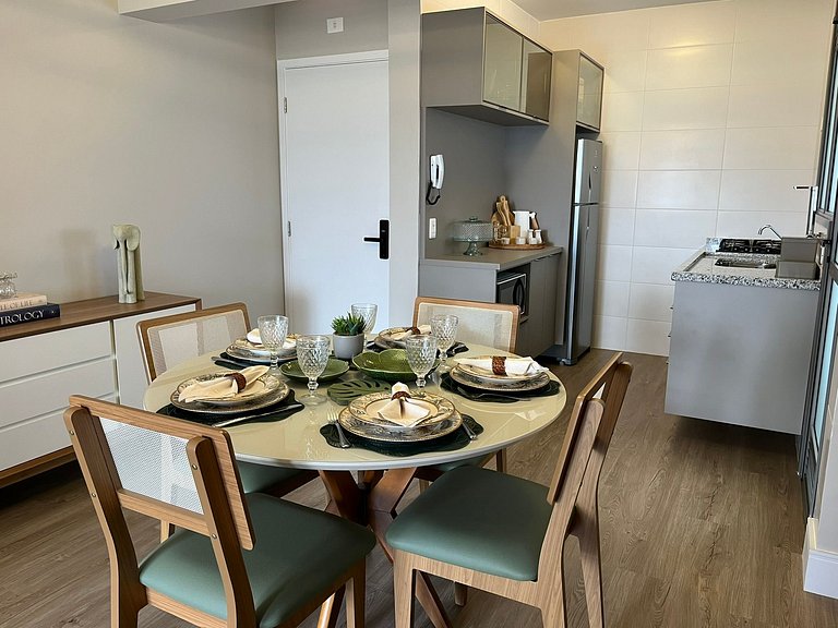 Bertioga | Vista Mar Incrível com Enxoval Completo