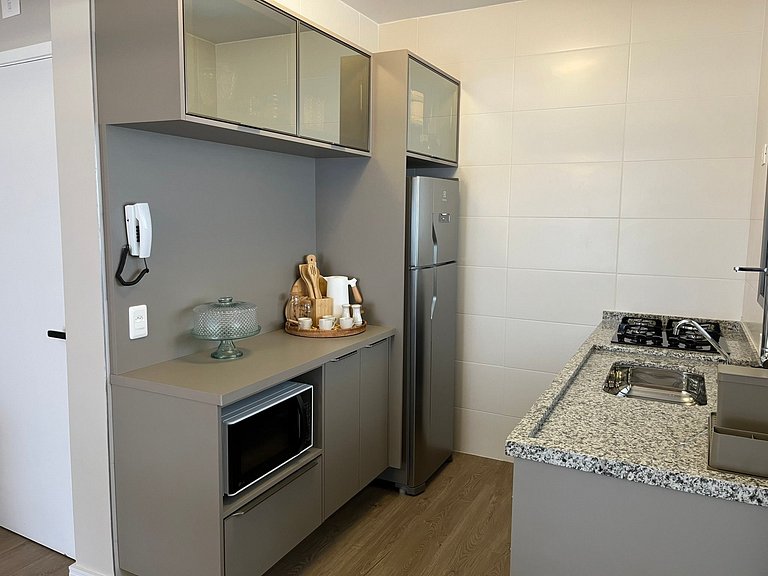 Bertioga | Vista Mar Incrível com Enxoval Completo