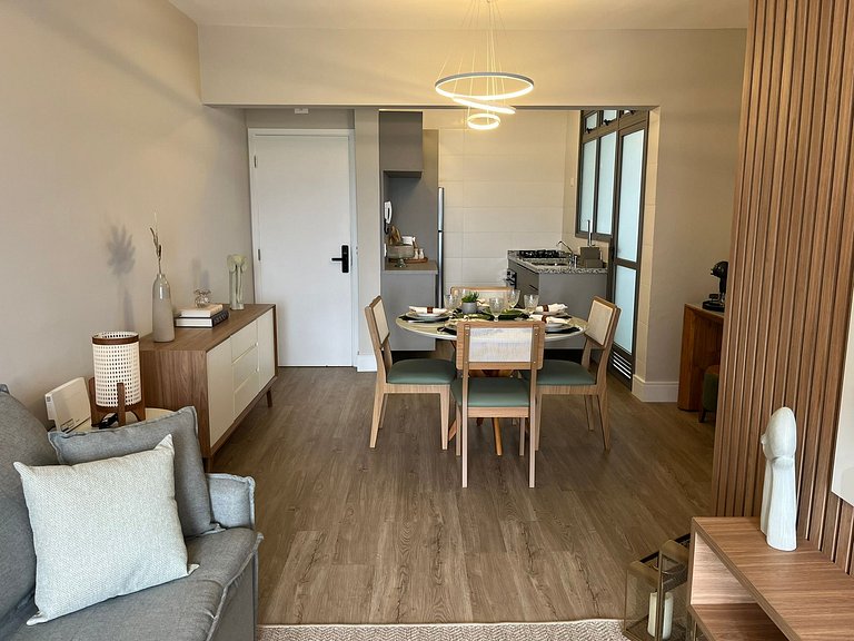 Bertioga | Vista Mar Incrível com Enxoval Completo