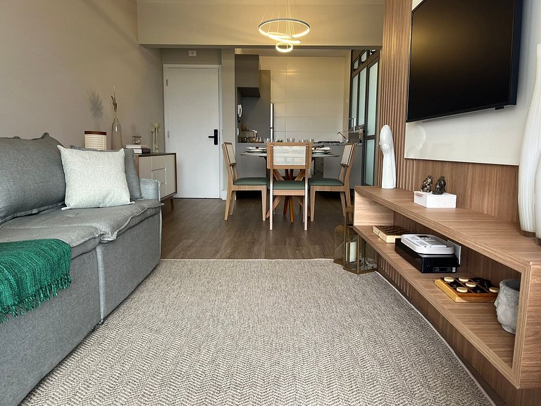 Bertioga | Vista Mar Incrível com Enxoval Completo