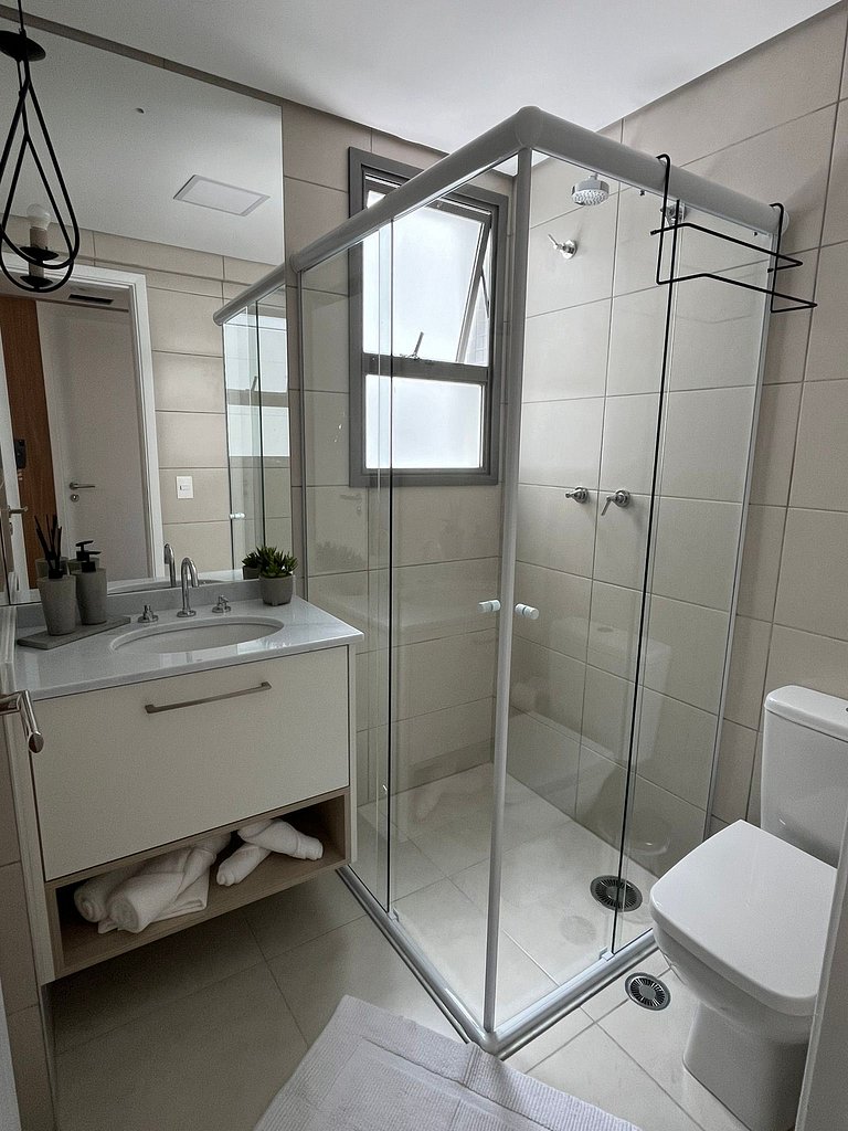 Bertioga | Vista Mar Incrível com Enxoval Completo