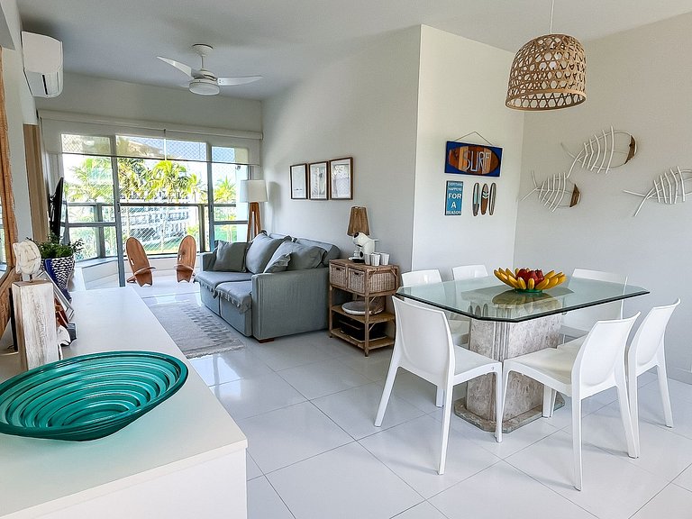 Maravilhosa Vista Mar c/Enxoval completo - Riviera