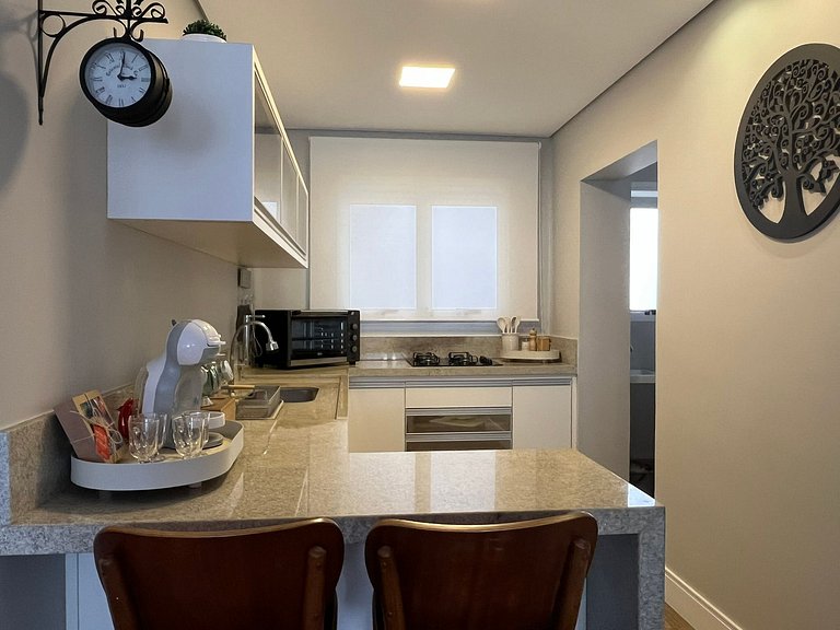 Moderno apto, lazer e enxoval - Riviera de São Lourenço