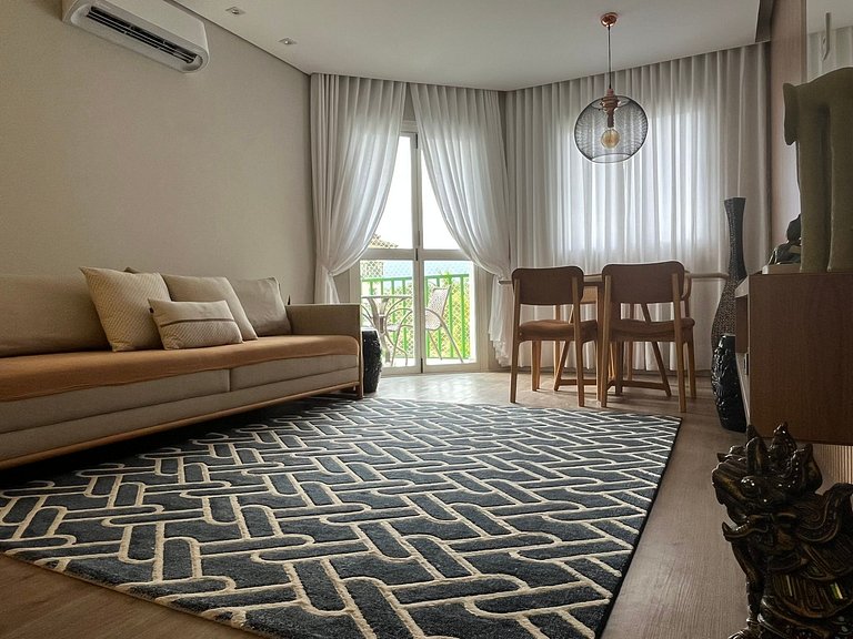 Moderno apto, lazer e enxoval - Riviera de São Lourenço