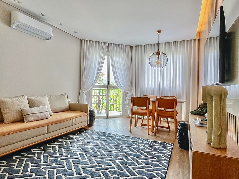 Moderno apto, lazer e enxoval - Riviera de São Lourenço