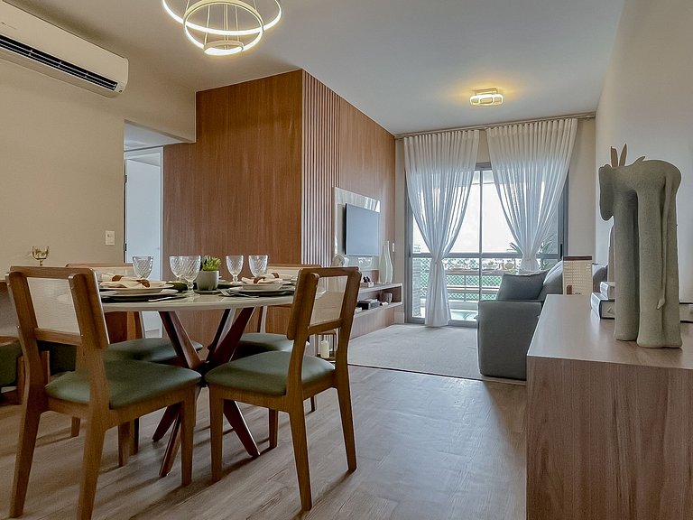 Bertioga | Vista Mar Incrível com Enxoval Completo