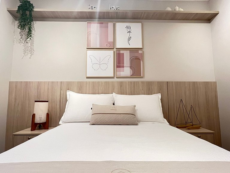 Riviera, apto lindo, lazer, 3 dormitórios - ENXOVAL COMPLETO