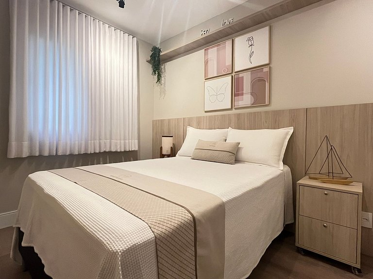 Riviera, apto lindo, lazer, 3 dormitórios - ENXOVAL COMPLETO