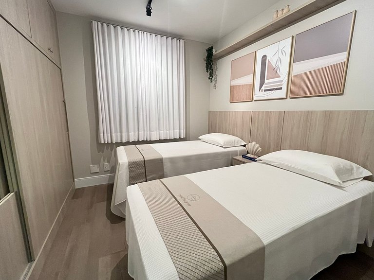 Riviera, apto lindo, lazer, 3 dormitórios - ENXOVAL COMPLETO