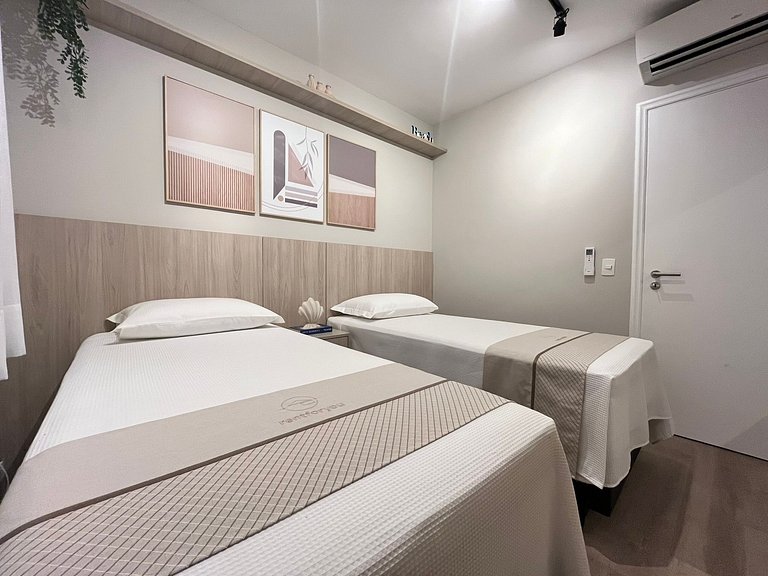 Riviera, apto lindo, lazer, 3 dormitórios - ENXOVAL COMPLETO