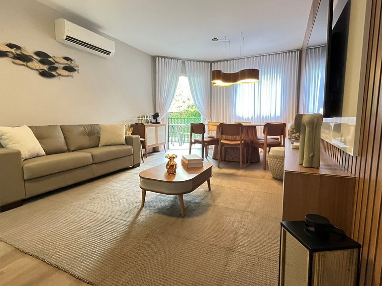 Riviera, apto lindo, lazer, 3 dormitórios - ENXOVAL COMPLETO