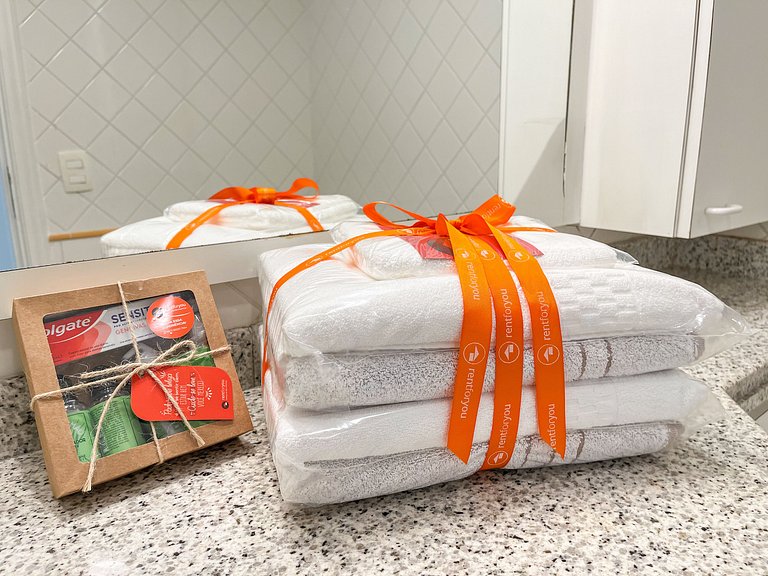 Riviera | Lazer incrível com Enxoval Completo