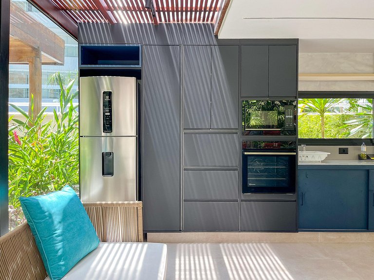 Riviera | Varanda Gourmet com Enxoval Completo