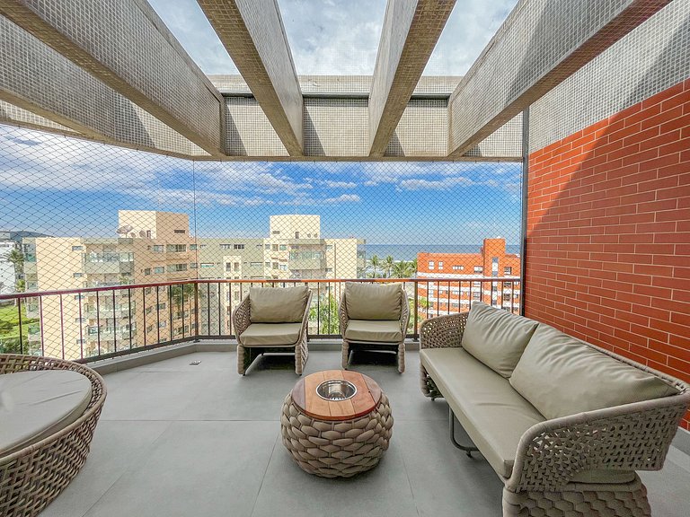 Riviera | Cobertura Pé na Areia - Enxoval Completo