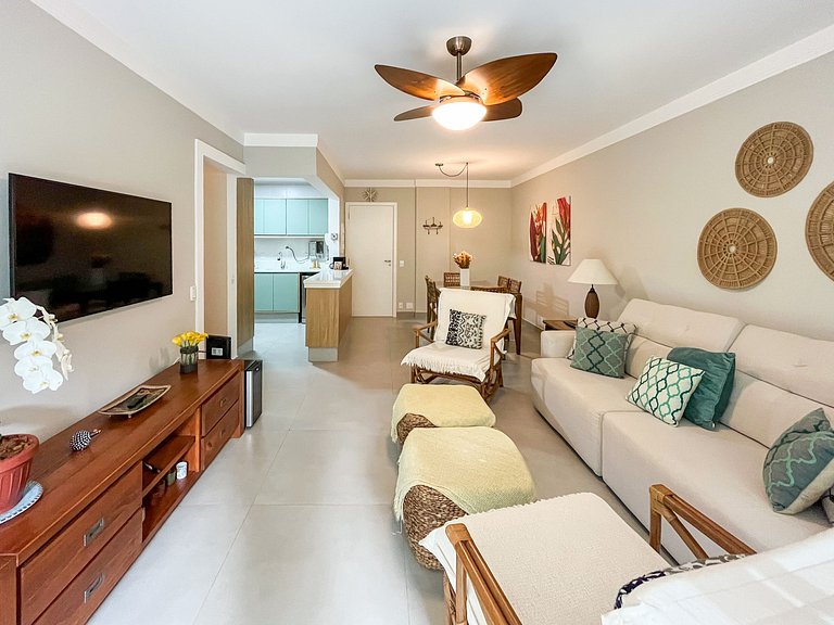 Riviera | Lindo Varanda Gourmet e Enxoval Completo