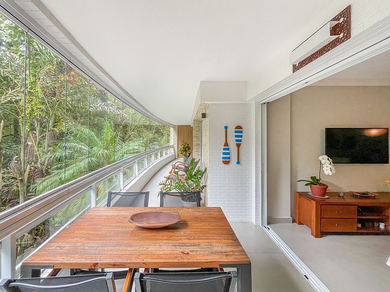 Riviera | Lindo Varanda Gourmet e Enxoval Completo