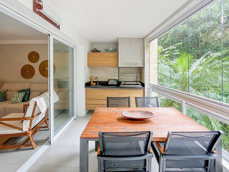 Riviera | Lindo Varanda Gourmet e Enxoval Completo