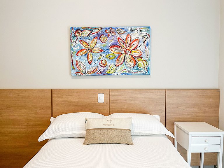 Riviera | Lindo Varanda Gourmet e Enxoval Completo