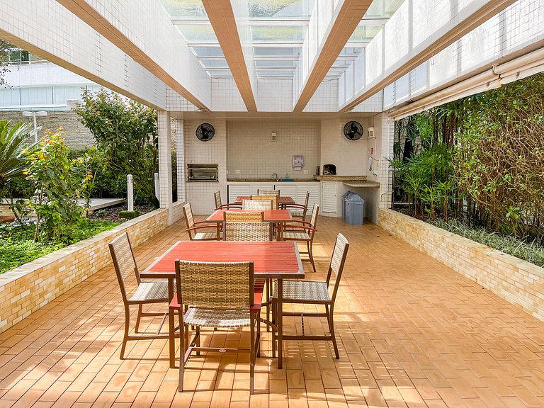 Riviera | Lindo Varanda Gourmet e Enxoval Completo