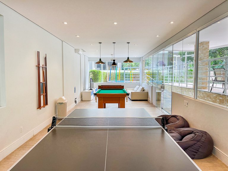 Riviera | Lindo Varanda Gourmet e Enxoval Completo