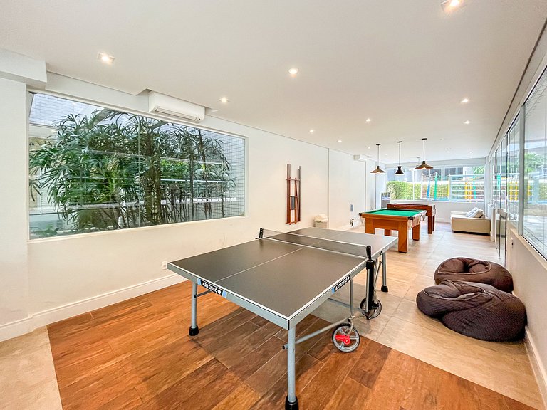 Riviera | Lindo Varanda Gourmet e Enxoval Completo