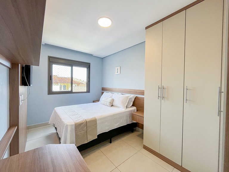 Bertioga | Novo Beira Mar com Enxoval Completo