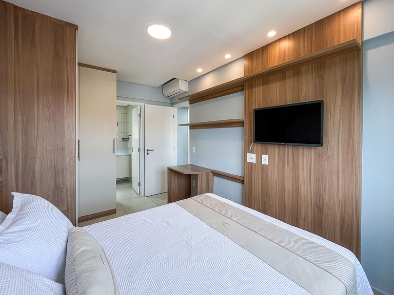 Bertioga | Novo Beira Mar com Enxoval Completo