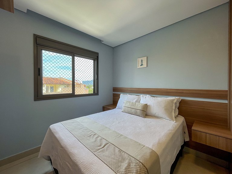 Bertioga | Novo Beira Mar com Enxoval Completo