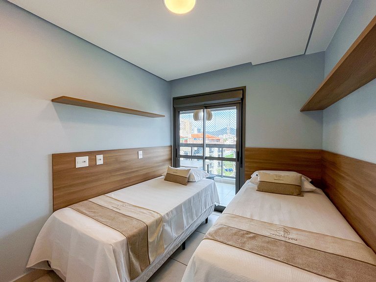 Bertioga | Novo Beira Mar com Enxoval Completo