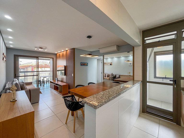 Bertioga | Novo Beira Mar com Enxoval Completo