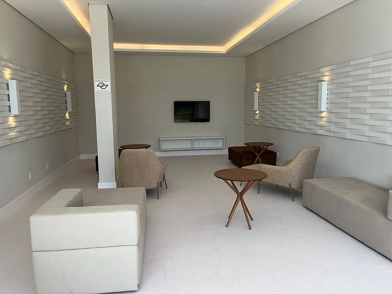 Bertioga | Novo Beira Mar com Enxoval Completo