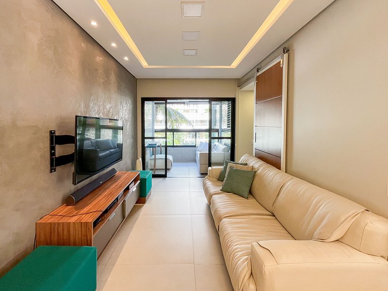 Riviera | Excelente com Varanda e Enxoval Completo