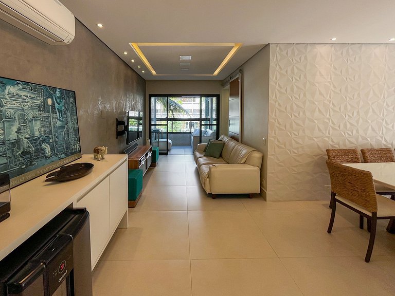 Riviera | Excelente com Varanda e Enxoval Completo