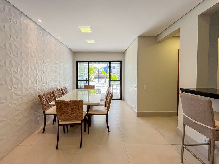 Riviera | Excelente com Varanda e Enxoval Completo