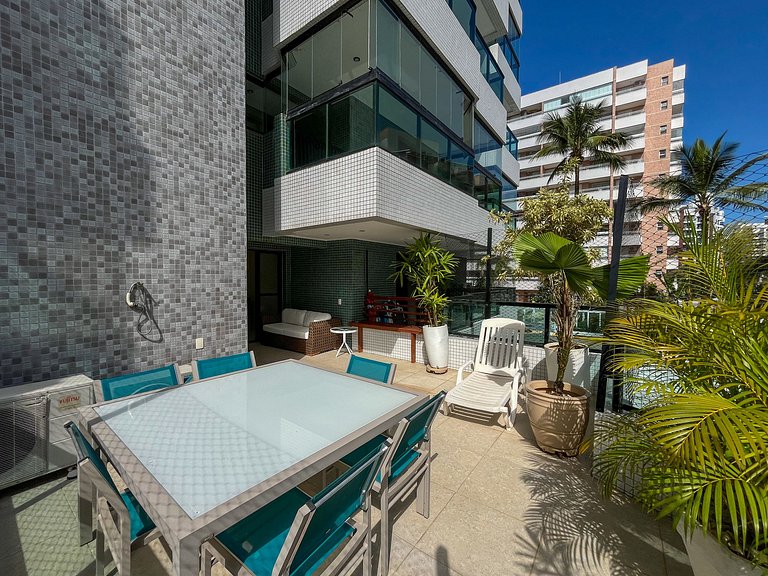 Riviera | Excelente com Varanda e Enxoval Completo