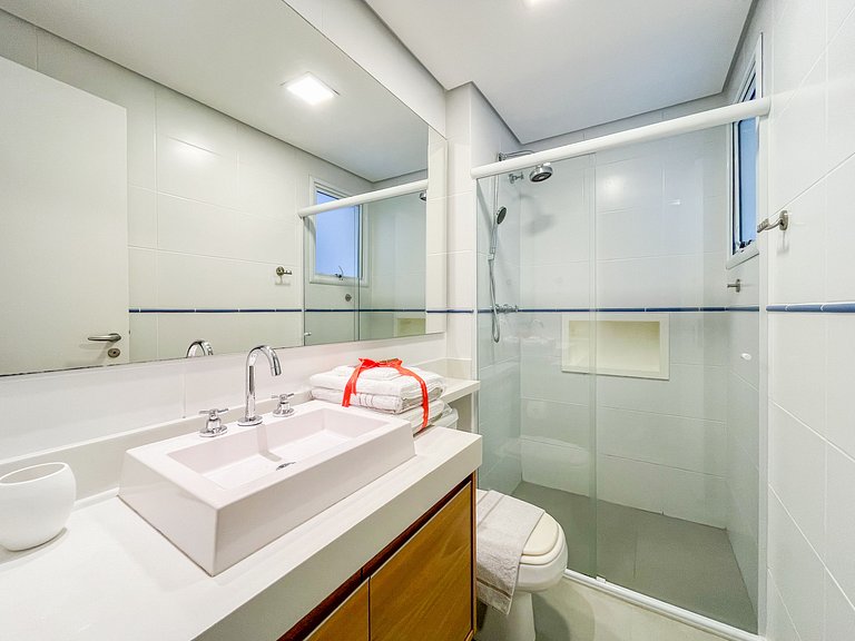 Riviera | Lindo Varanda Gourmet e Enxoval Completo