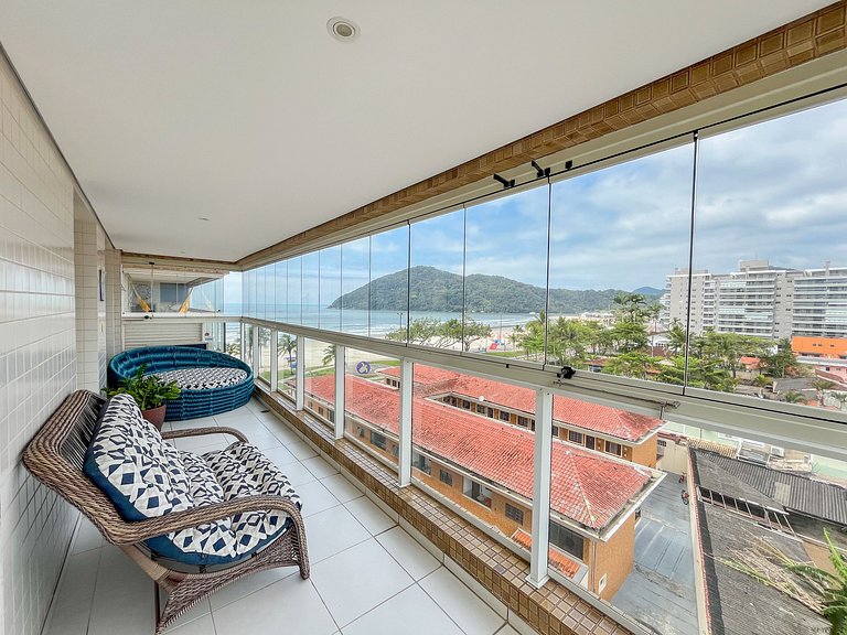 Incrível Pé na Areia Vista Mar c/ Enxoval Completo