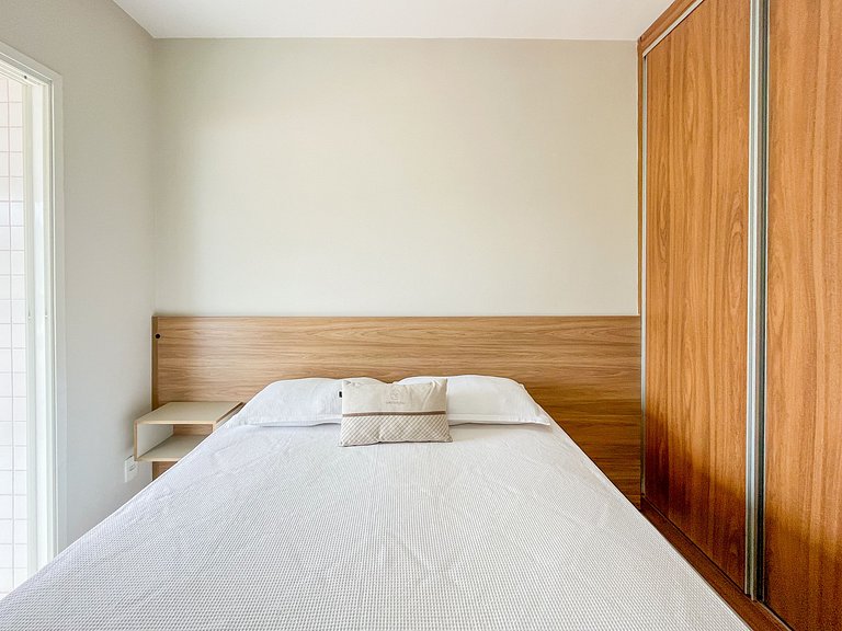 Incrível Pé na Areia Vista Mar c/ Enxoval Completo