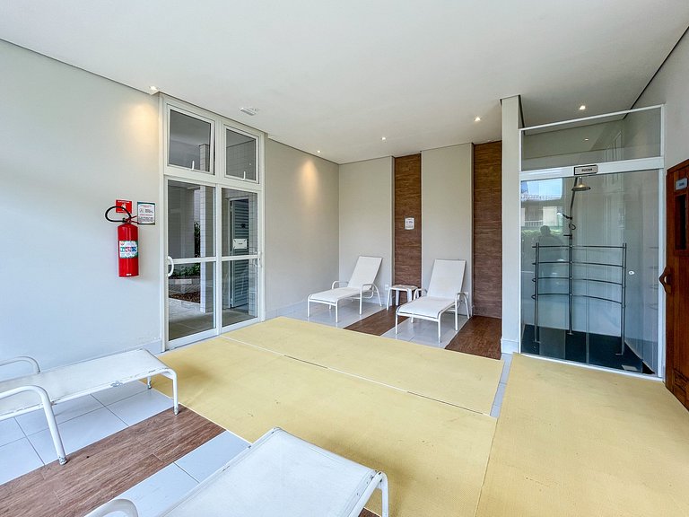 Bertioga | Pé na Areia Vista Mar Enxoval Completo