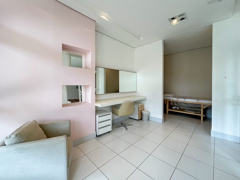 Bertioga | Pé na Areia Vista Mar Enxoval Completo