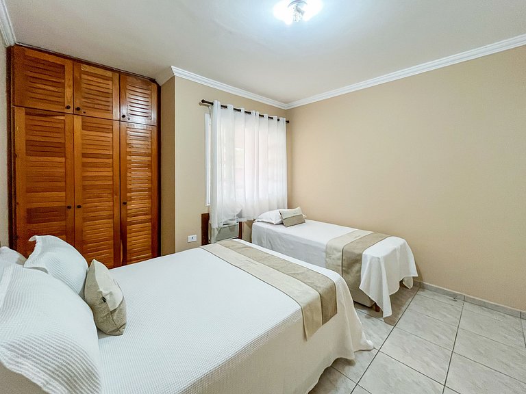 Riviera | Moderno Flat com Enxoval Completo